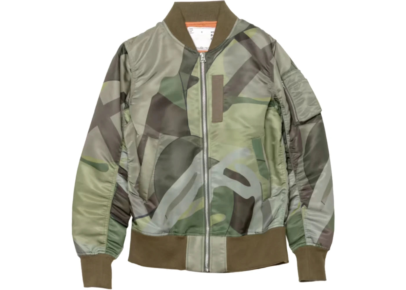 KAWS x Sacai Kids Camo Jacket Green