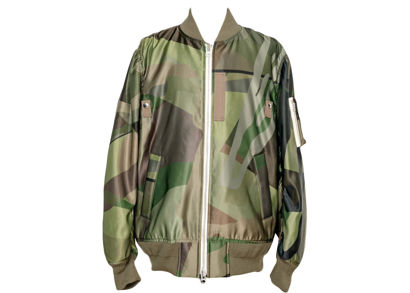 KAWS x Sacai MA-1 Blouson Green