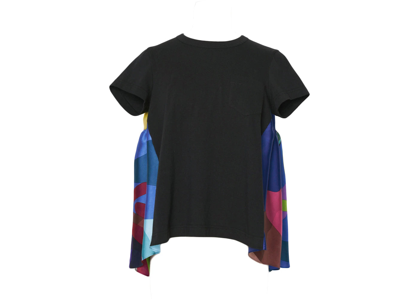 KAWS x Sacai Womens Cotton x Satin Tee Multi