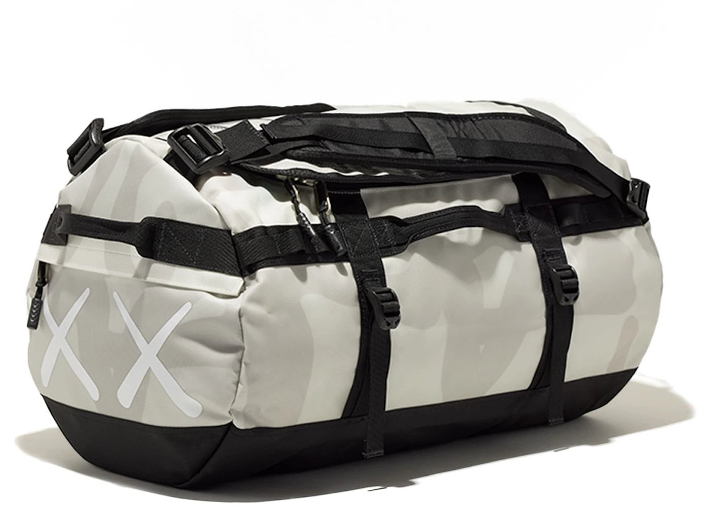KAWS x The North Face Basecamp Duffel Moonlight Ivory