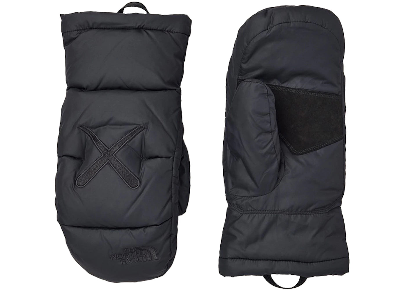 KAWS x The North Face Nuptse Mitt Black