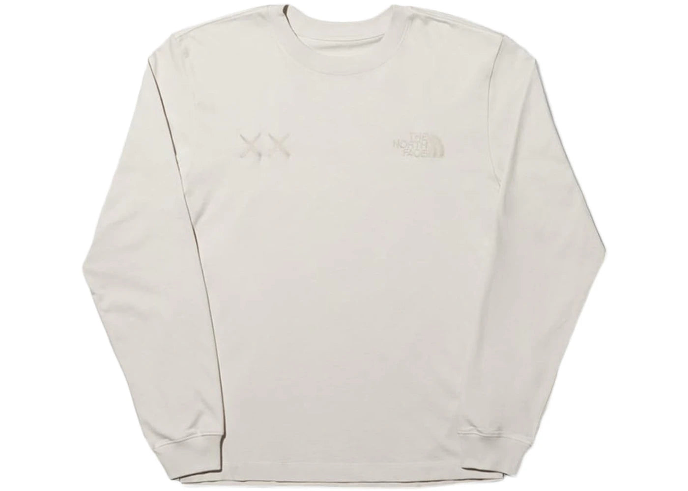 KAWS x The North Face L/S T-shirt Moonlight Ivory