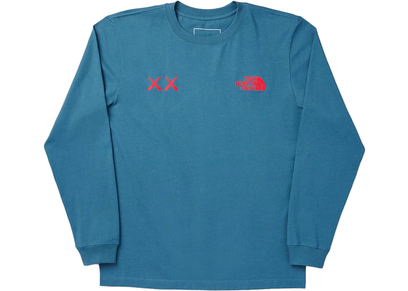 KAWS x The North Face L/S Tee Mallard Blue