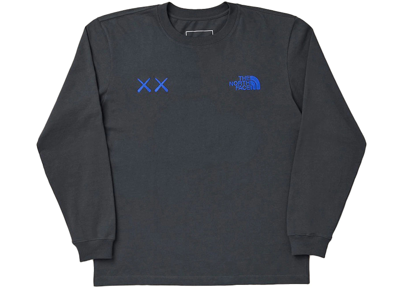KAWS x The North Face L/S Tee Asphalt Grey
