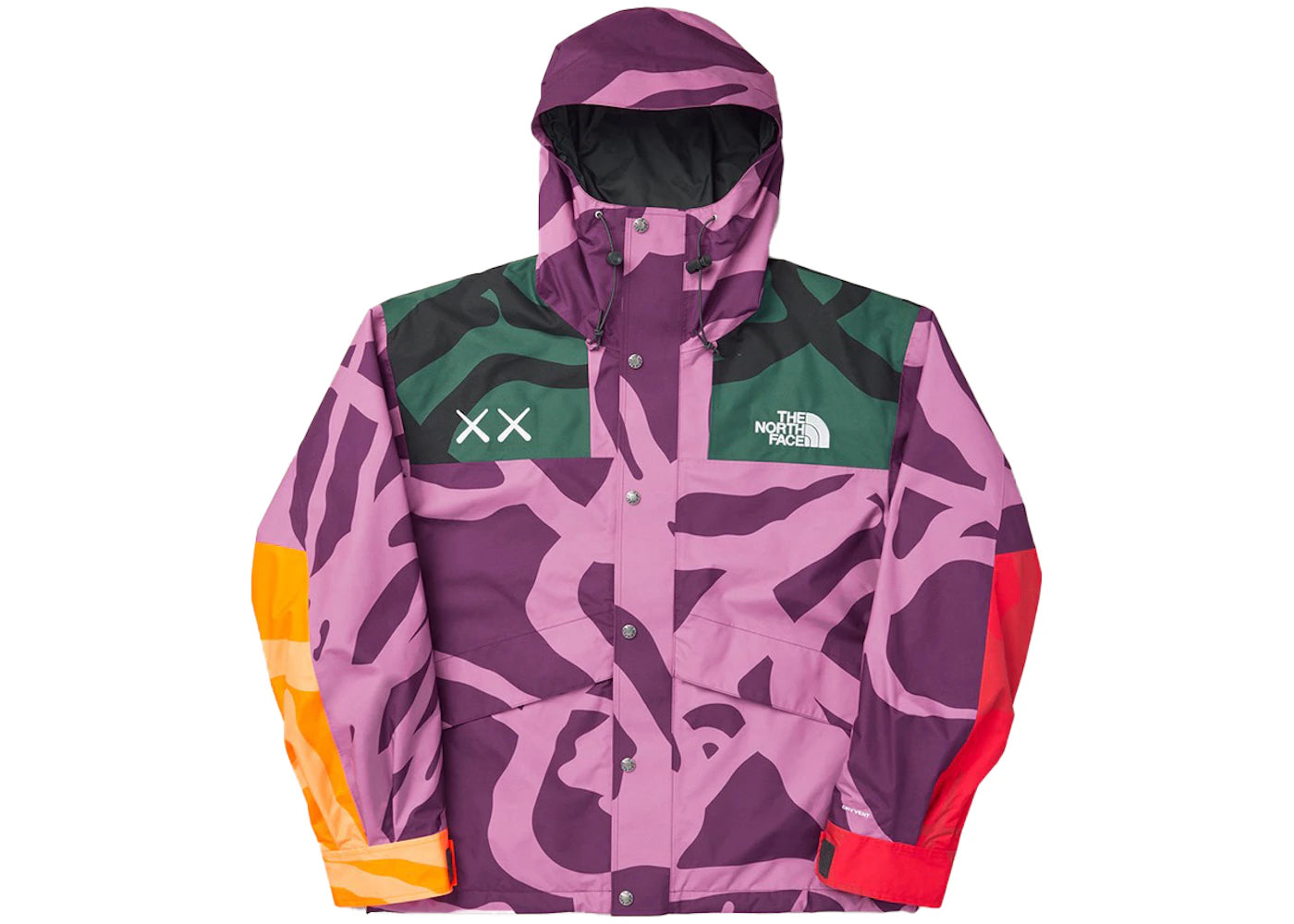KAWS x The North Face Retro 1986 Mountain Jacket Pamplona Purple 86 Print