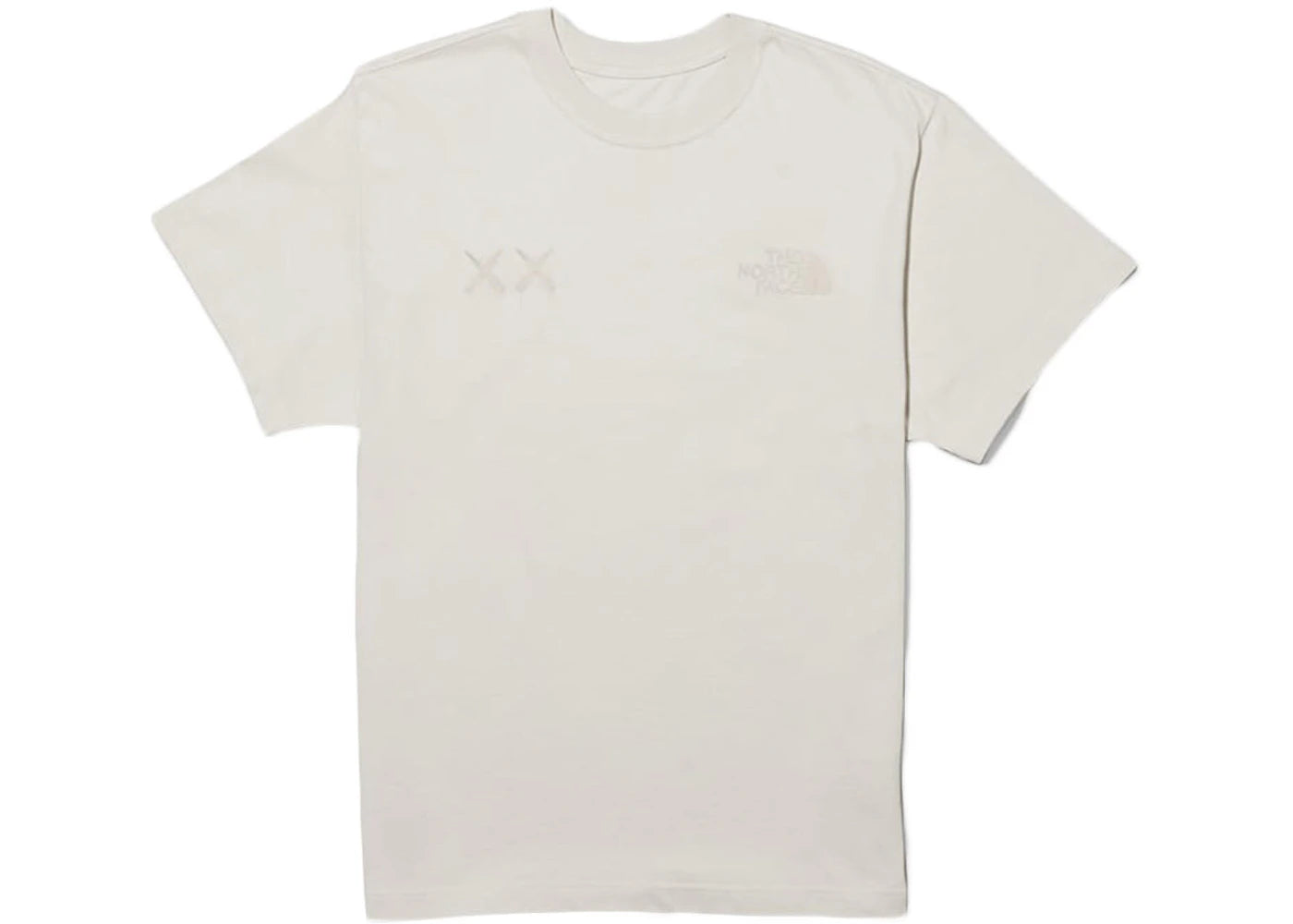 KAWS x The North Face T-shirt Moonlight Ivory