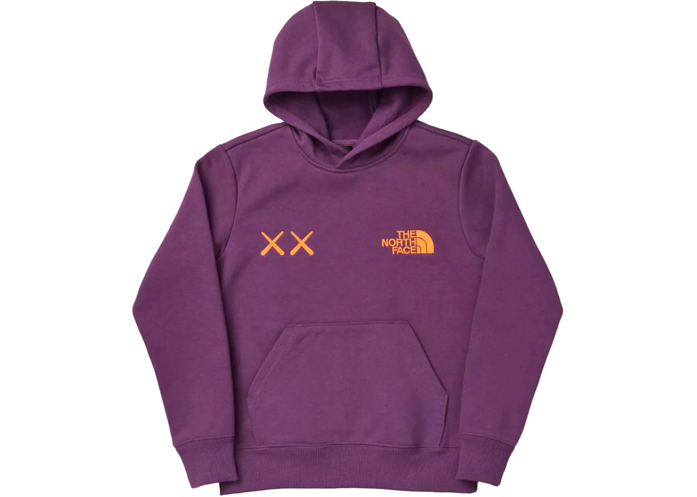 KAWS x The North Face Youth Hoodie Blackberry Wine