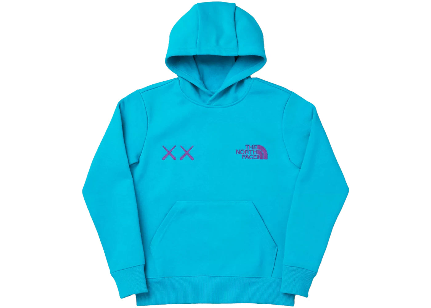 KAWS x The North Face Youth Hoodie Enamel Blue