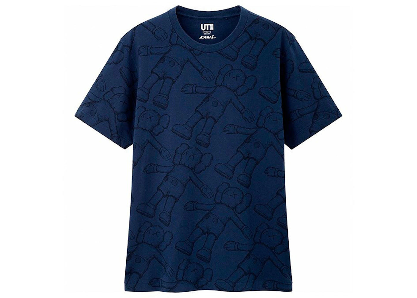 KAWS x Uniqlo All Over Holiday Print Tee (US Sizing) Blue
