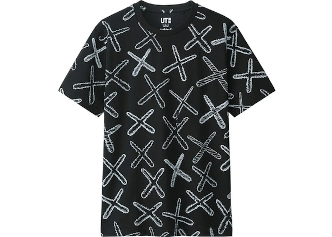 KAWS x Uniqlo All Over X Tee (Asia Sizing) Black