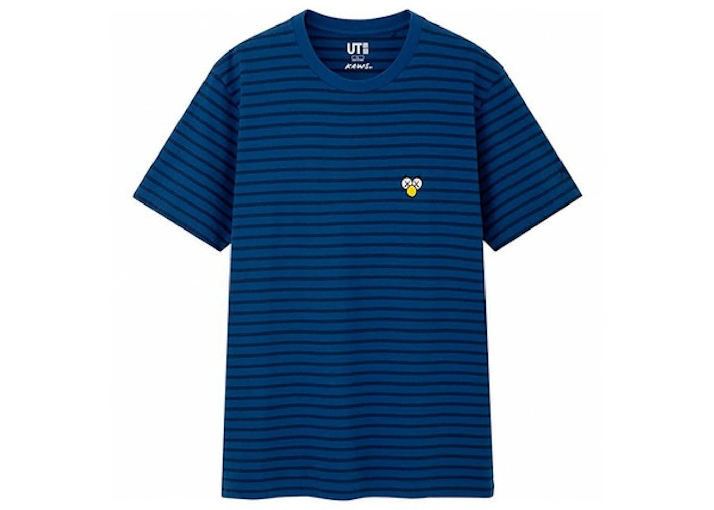 KAWS x Uniqlo BFF Striped Tee (Japanese Sizing) Blue
