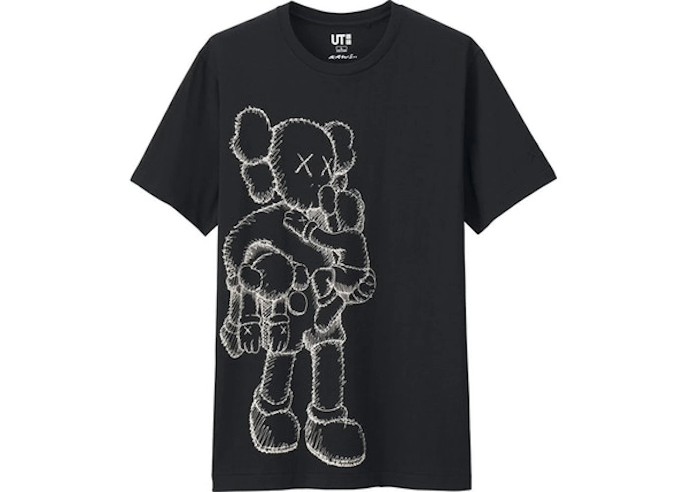 KAWS x Uniqlo Clean Slate Tee (Asia Sizing) Black