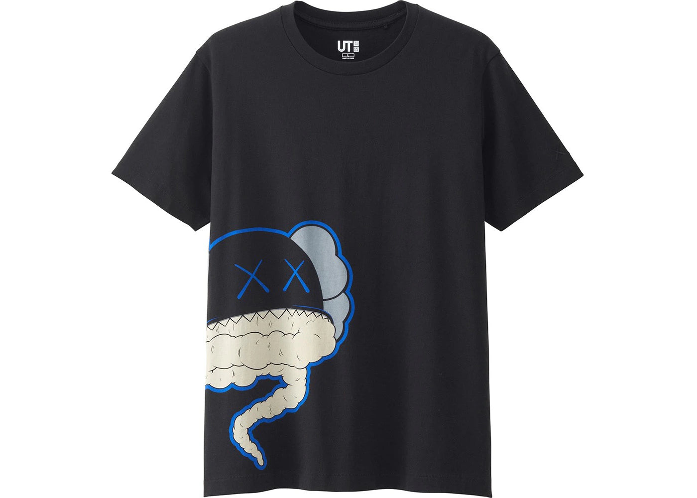 KAWS x Uniqlo Cloud Tee Black