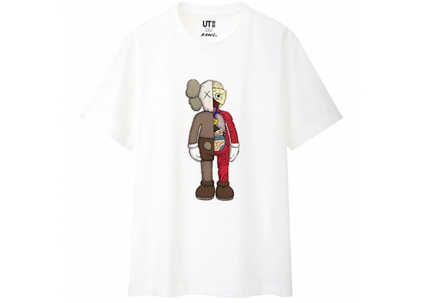 KAWS x Uniqlo Flayed Tee (Asia Sizing) White