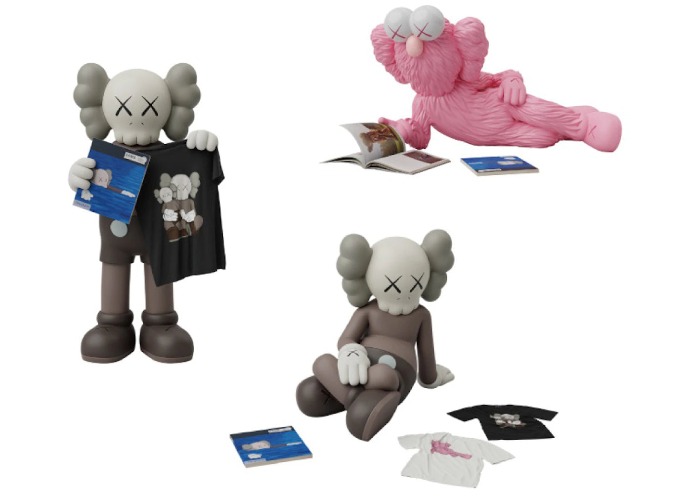 KAWS x Uniqlo Stickers Set of 3