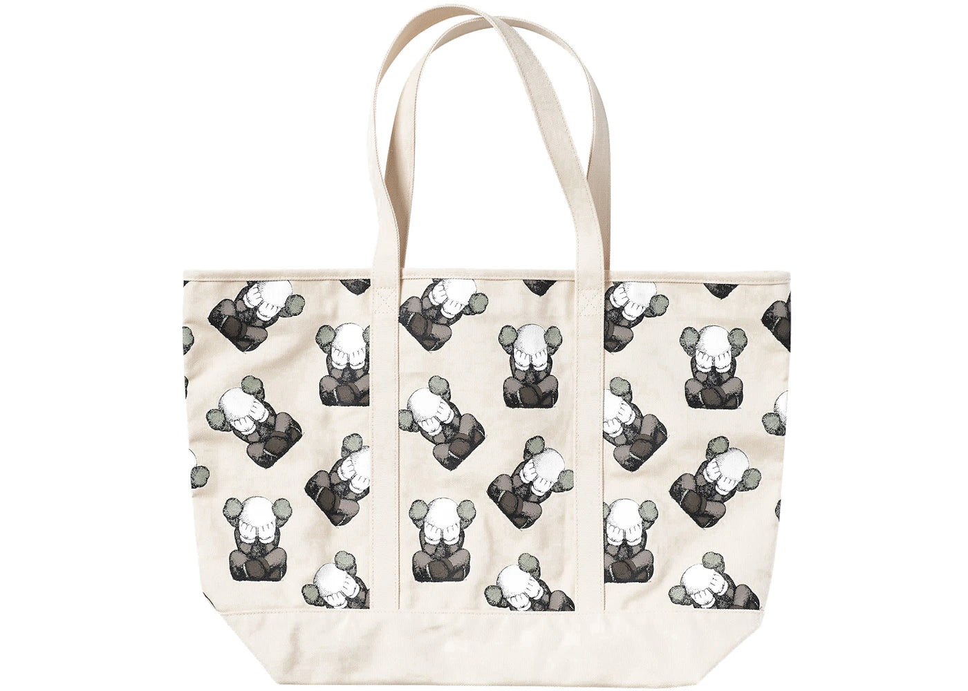 KAWS x Uniqlo Tokyo First Tote Bag Off White