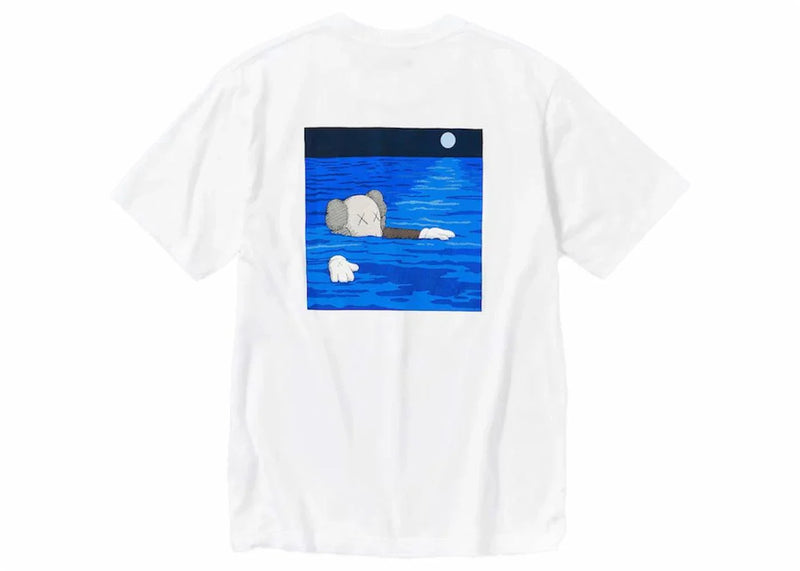 KAWS x Uniqlo UT Short Sleeve Artbook Cover T-shirt (US Sizing) White - Side Kicks