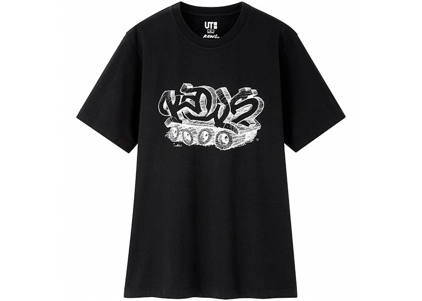 KAWS x Uniqlo Wordmark Tee (US Sizing) Black