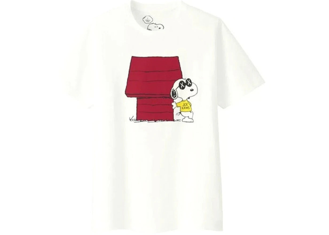 KAWS x Uniqlo x Peanuts Joe Kaws Doghouse Tee (Japanese Sizing) White