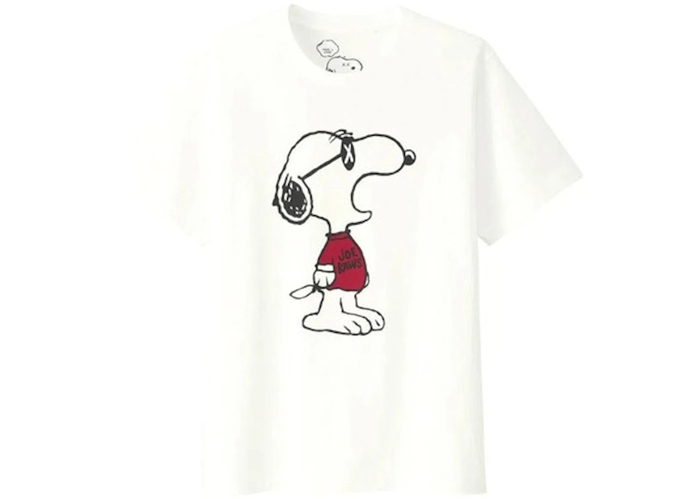KAWS x Uniqlo x Peanuts Joe Kaws Yawn Tee (Japanese Sizing) White