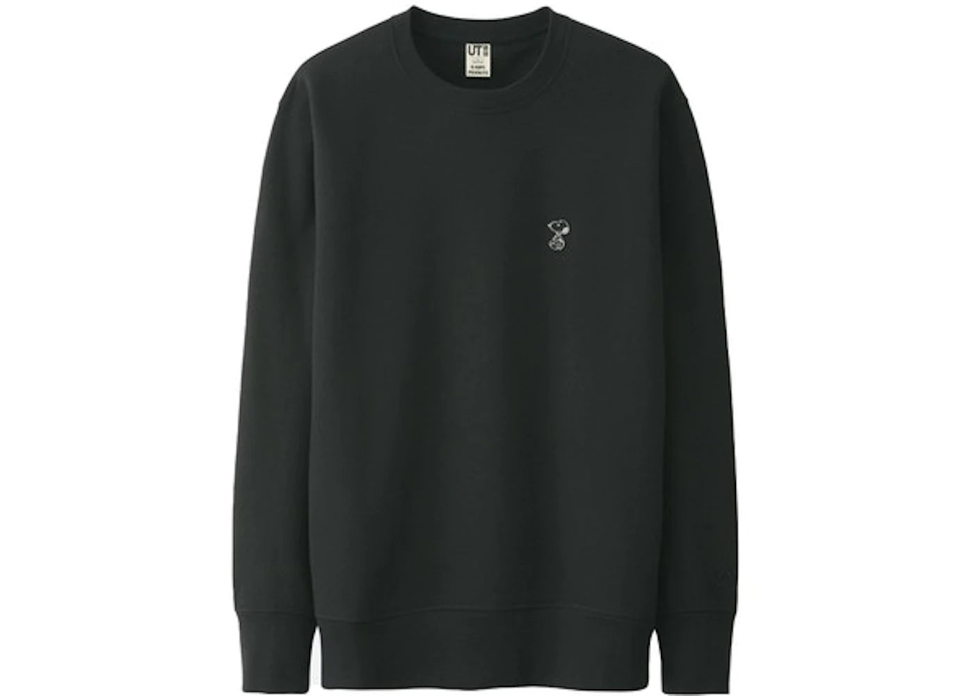KAWS x Uniqlo x Peanuts Small Snoopy Sweatshirt (Japanese Sizing) Black