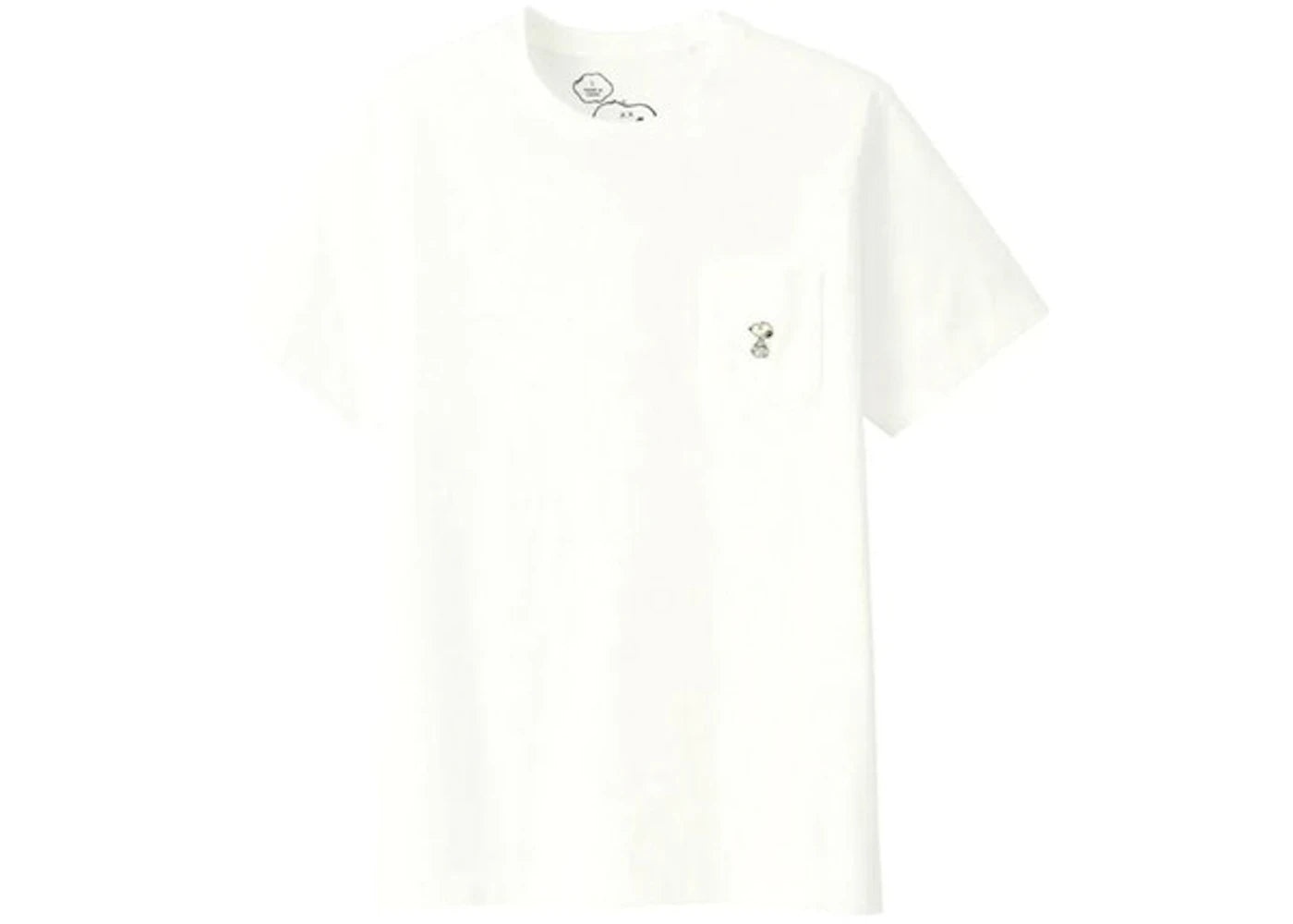KAWS x Uniqlo x Peanuts Snoopy Pocket Tee (Japanese Sizing) White