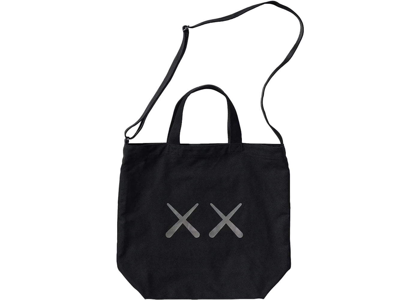 KAWS x Uniqlo Warhol 2Way Tote Bag Black