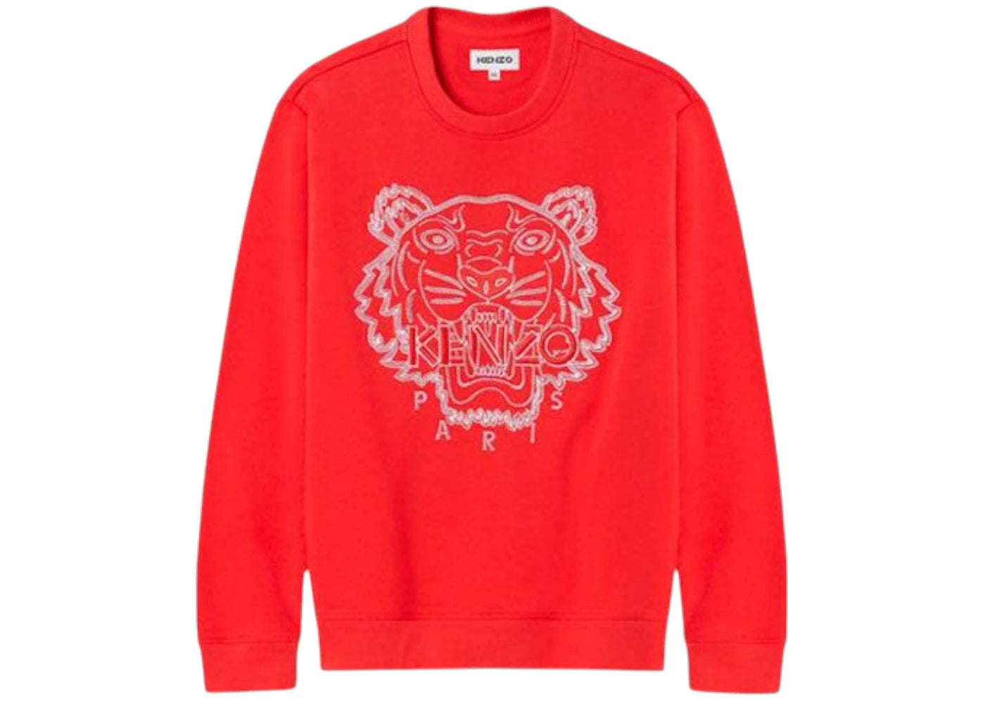 KENZO China Capsule Tiger Logo Sweatshirt Red