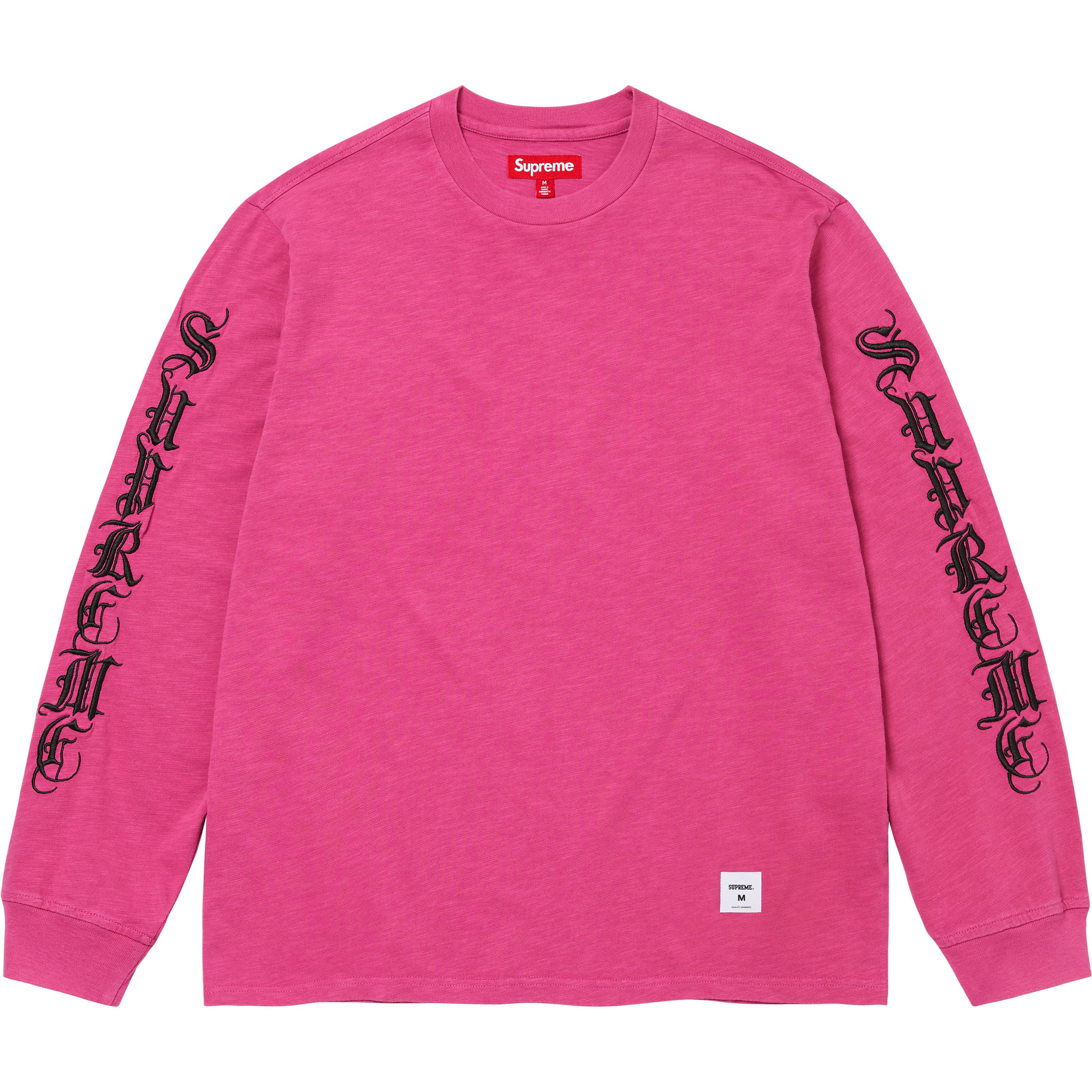 Supreme Old English L/S Top - Magenta