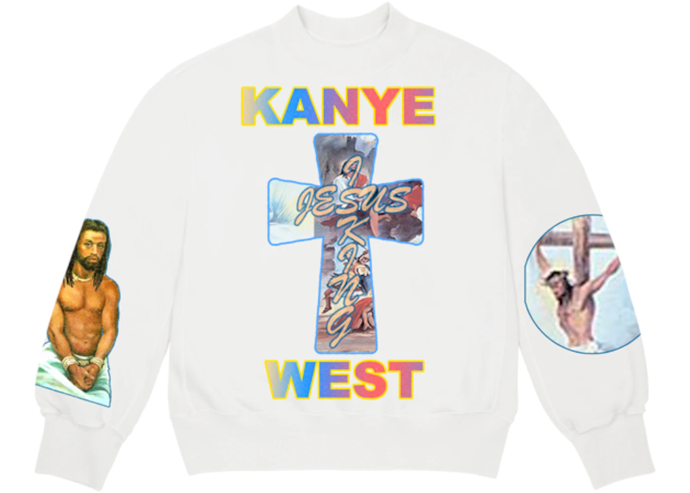Kanye West AWGE for JIK Cross Crewneck White