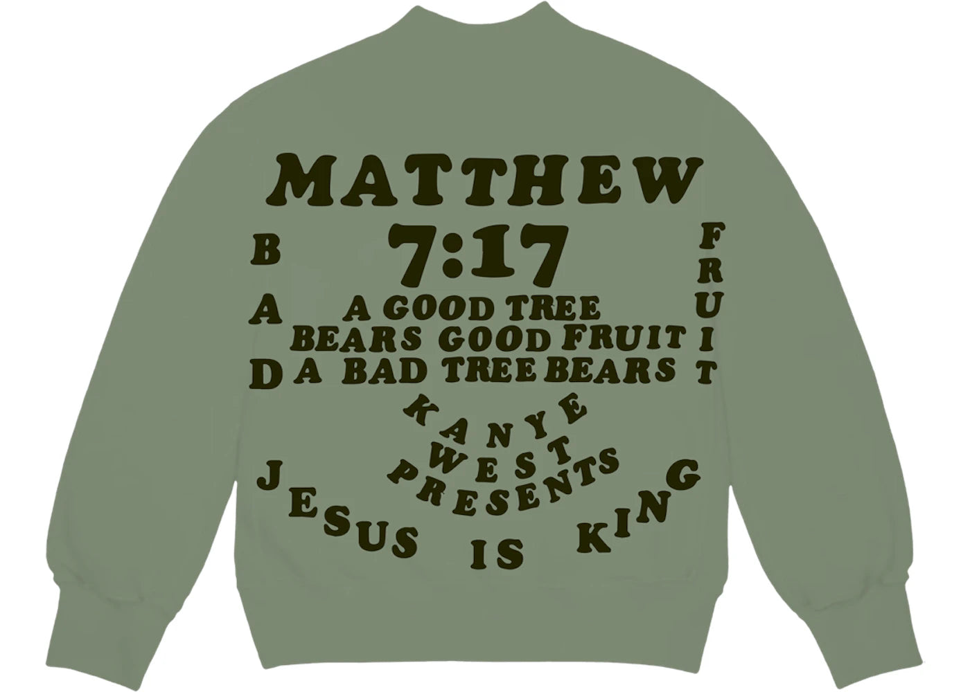 Kanye West CPFM for JIK Crewneck Olive