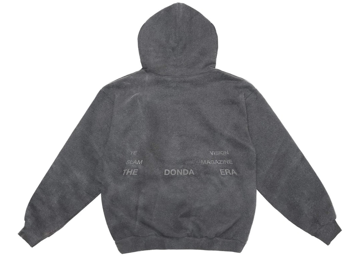 Kanye West DONDA Doves Slam Hoodie Washed Black