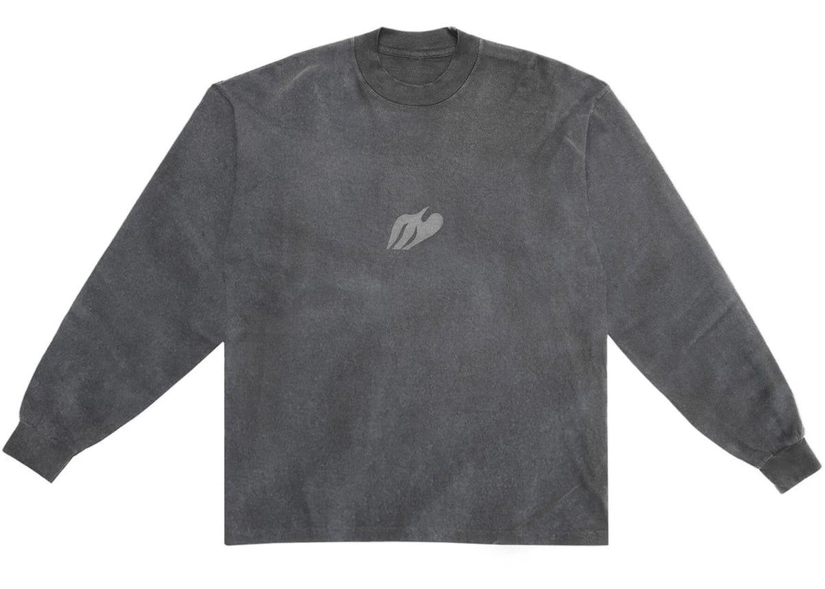 Kanye West DONDA Doves Slam L/S T-shirt Washed Black