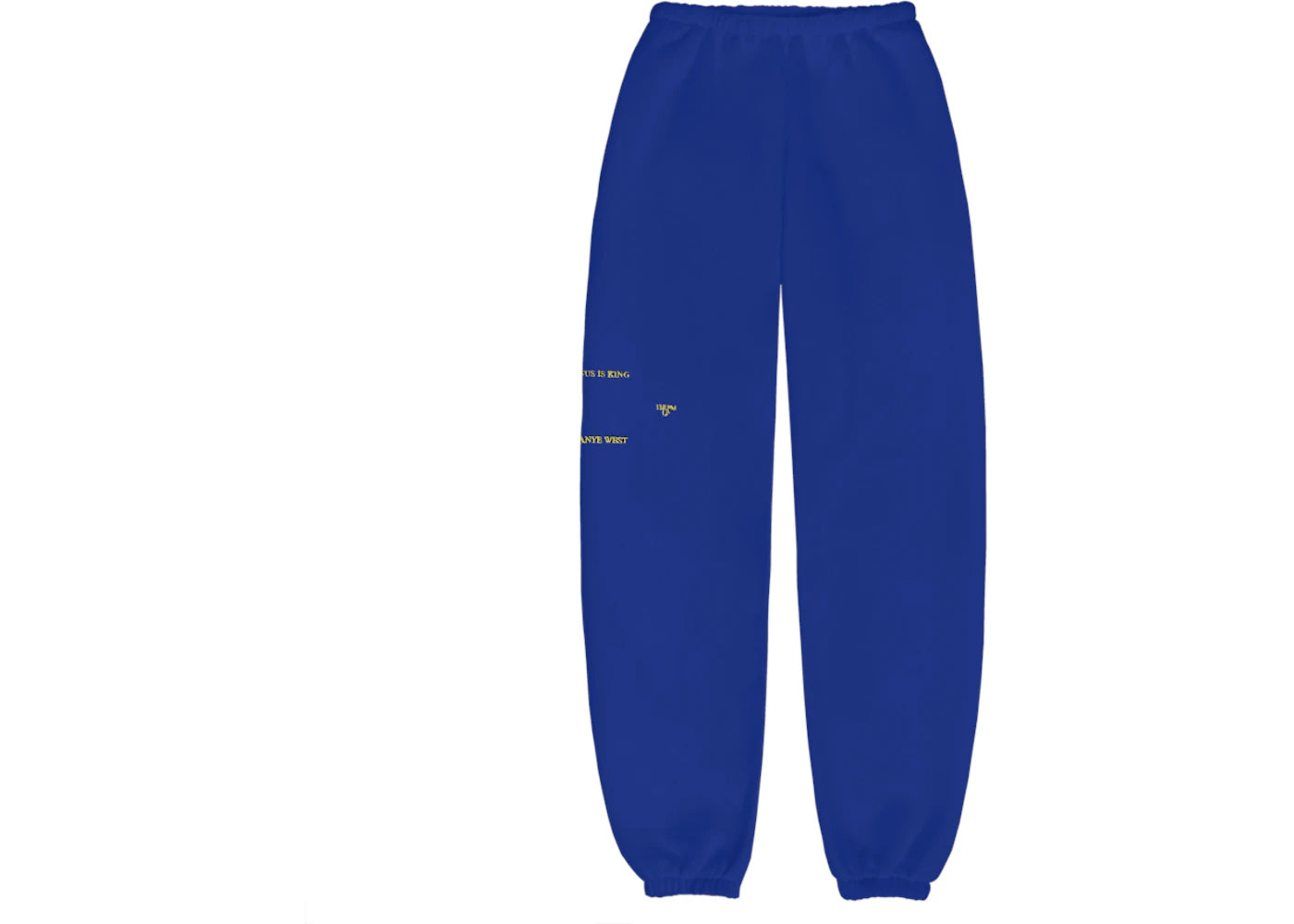 Kanye West Jesus Is King Vinyl I Sweatpants Blue