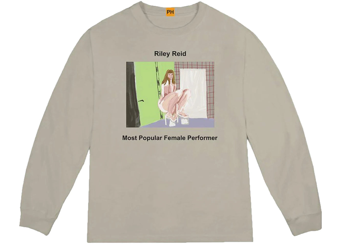 Kanye West Pornhub Riley Reid L/S Tee Vapor