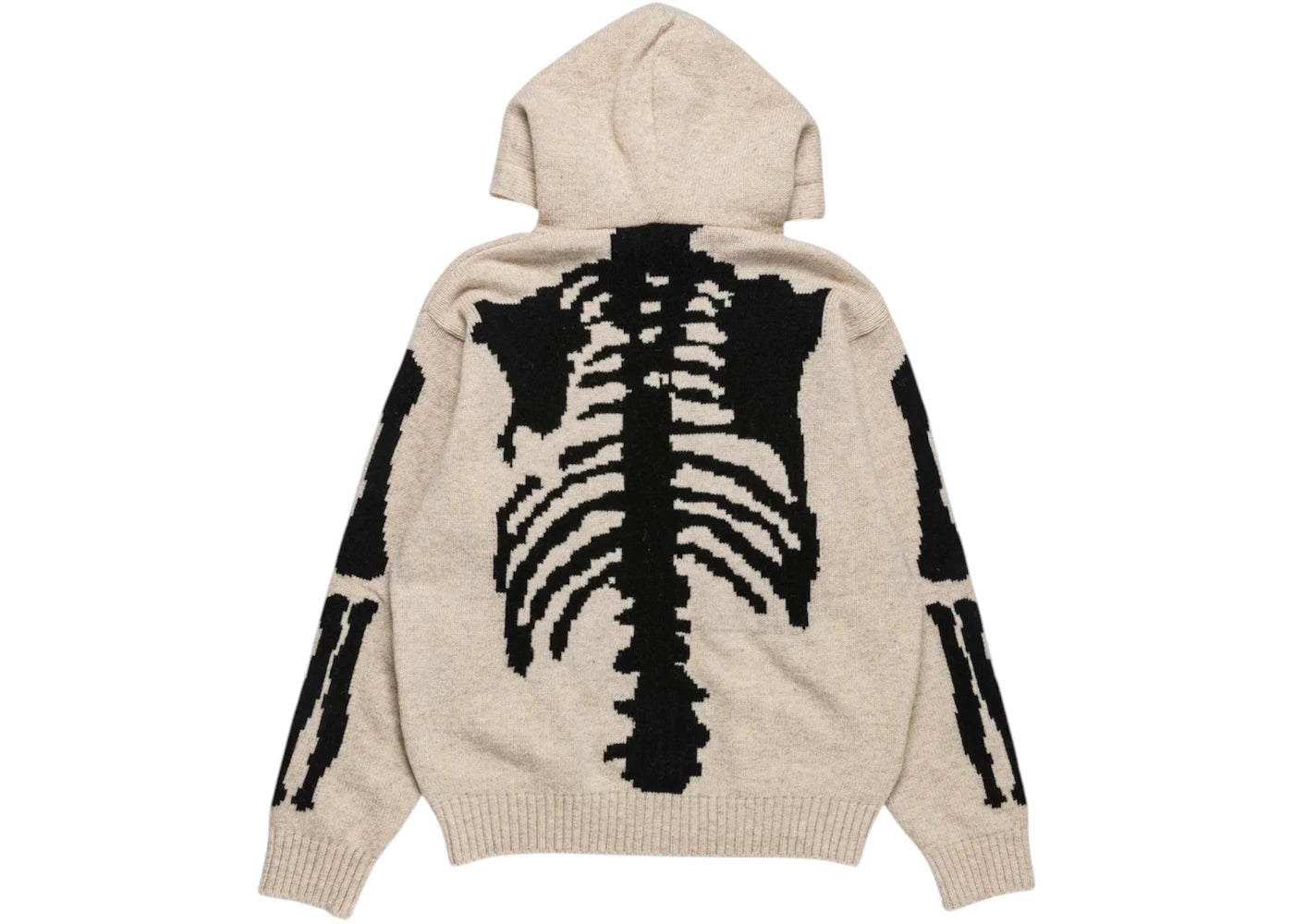 Kapital 5G Wool Bone Hood Sweater Ecru
