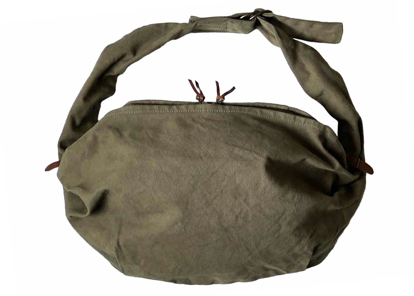 Kapital #6 Canvas Snufkin Bag Khaki