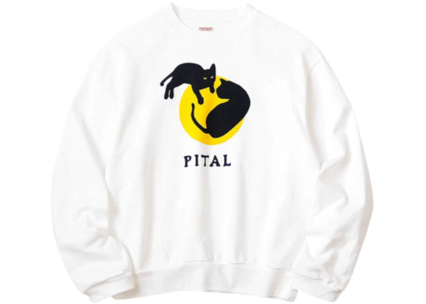 Kapital Eco Fleece Crew Sweatshirt White