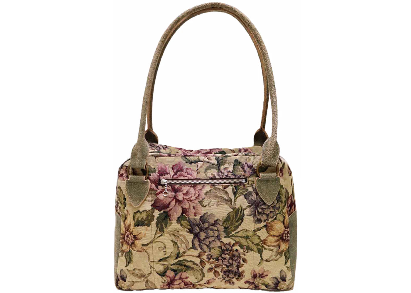 Kapital Gobelin Small Flower Fargo Bag Sand Beige