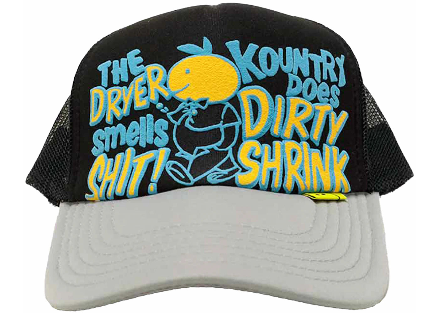 Kapital Kountry Dirty Shrink Trucker Cap Black/Grey