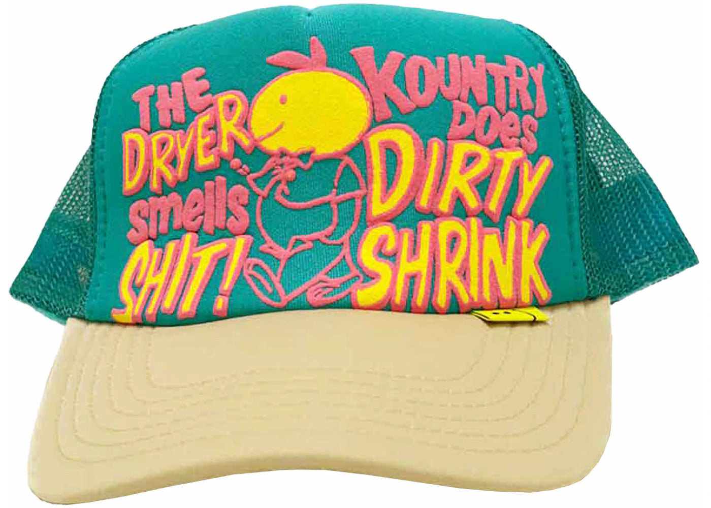 Kapital Kountry Dirty Shrink Trucker Cap Turquoise/Beige