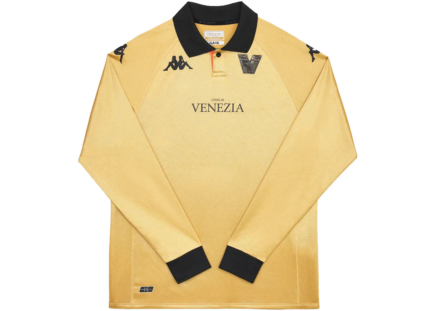 Kappa Venezia FC Third 22/23 LS Shirt Yellow