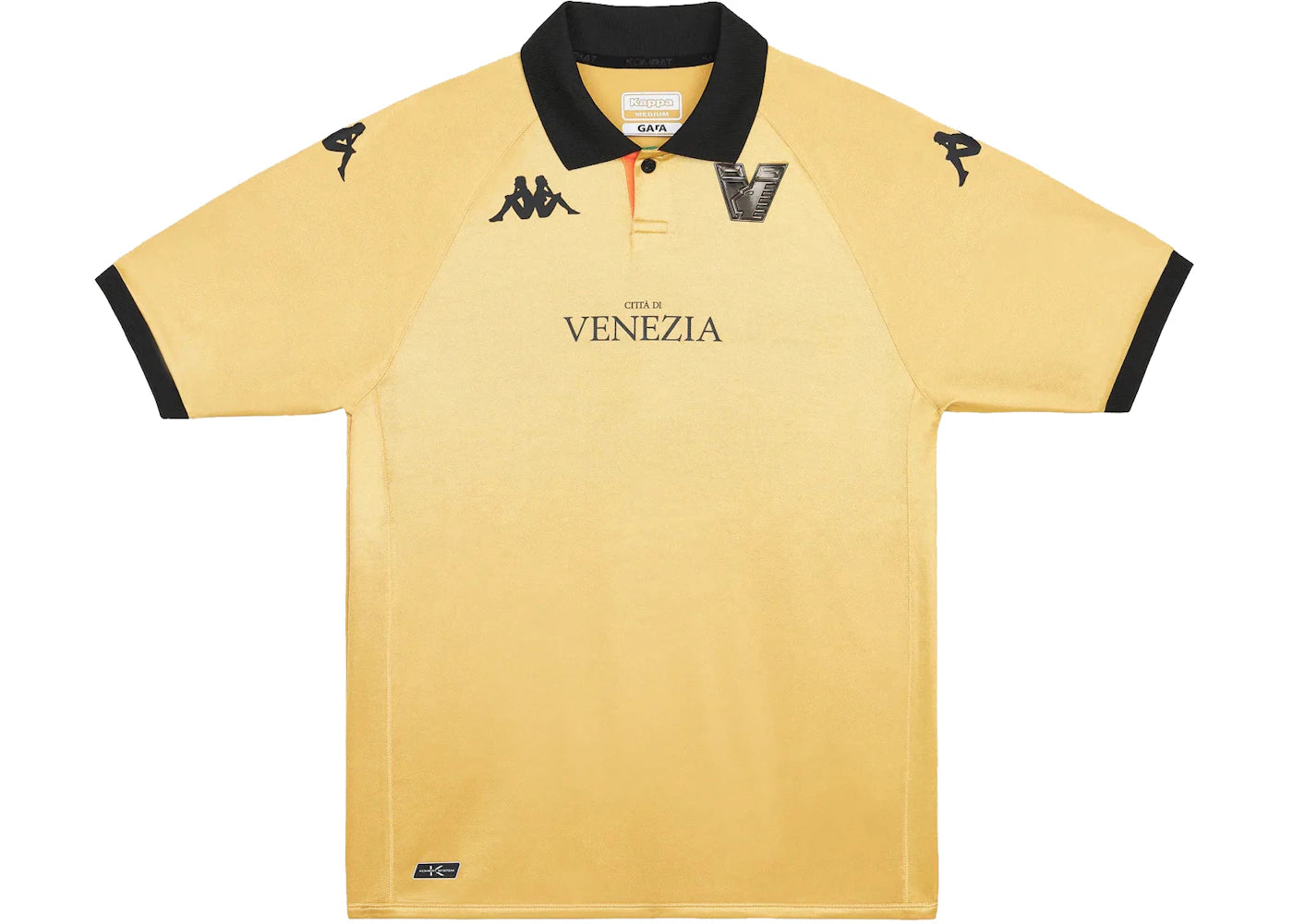 Kappa Venezia FC Third 22/23 SS Shirt Yellow