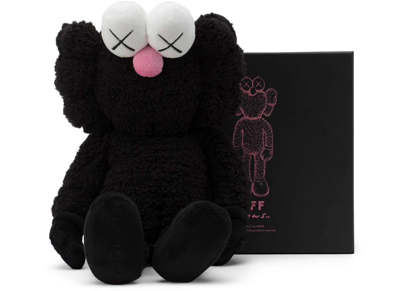 KAWS BFF Plush Black