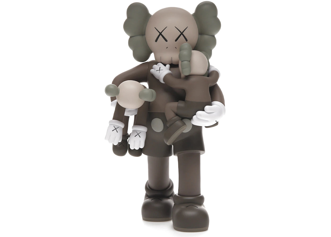 KAWS Clean Slate Vinyl Figure Brown