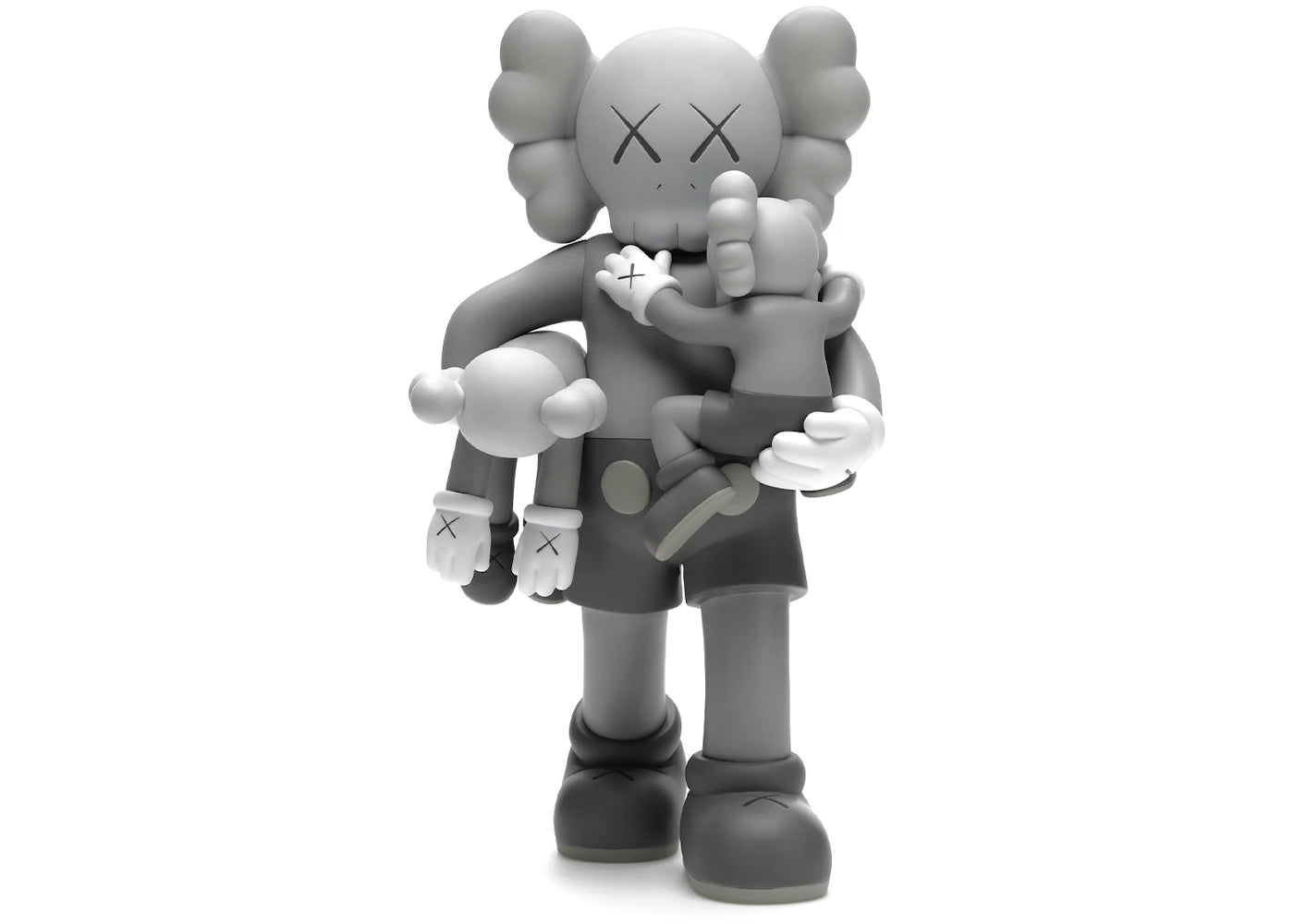 KAWS Clean Slate Vinyl Figure Grey