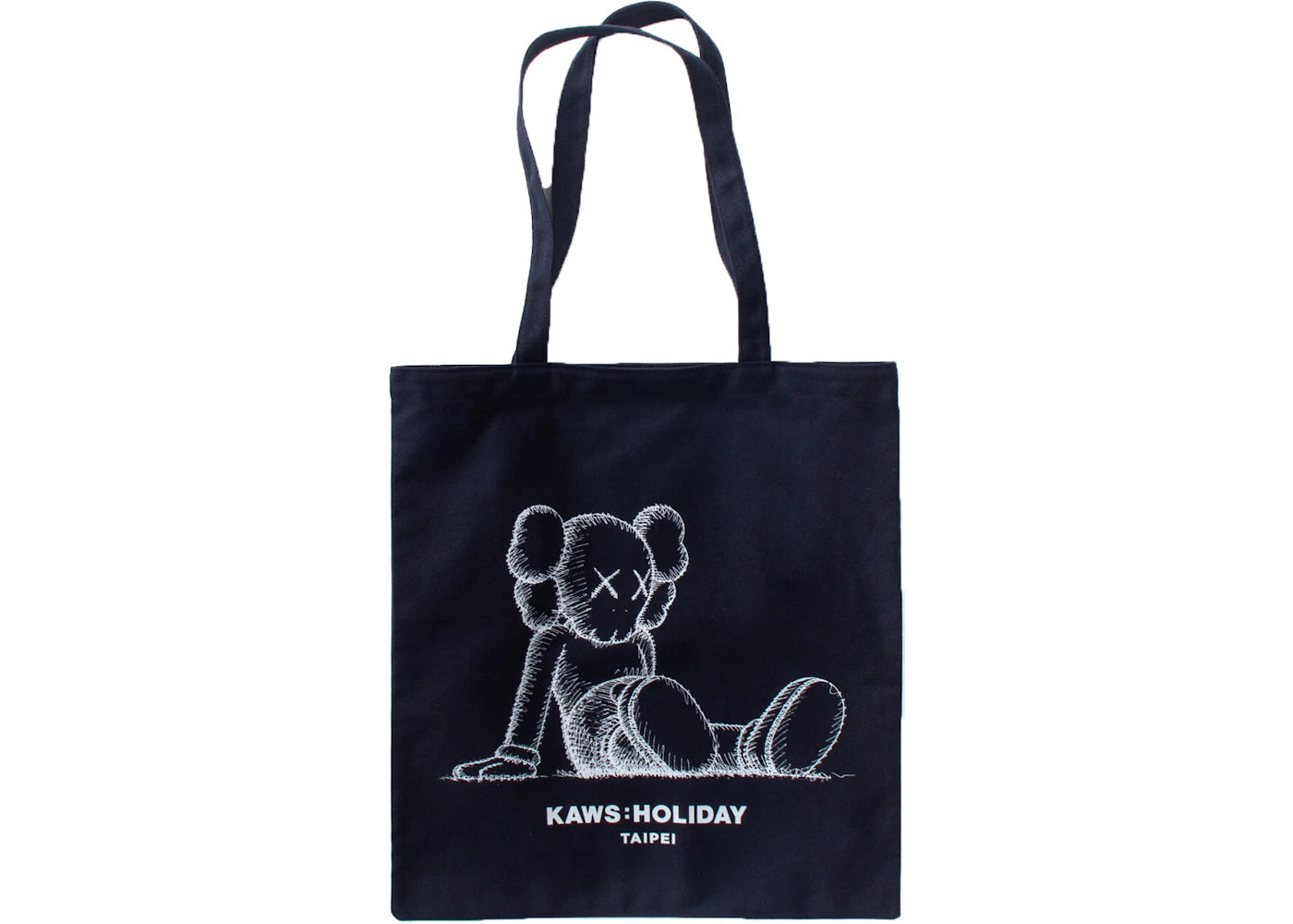 KAWS Holiday Limited Companion Tote Bag Navy