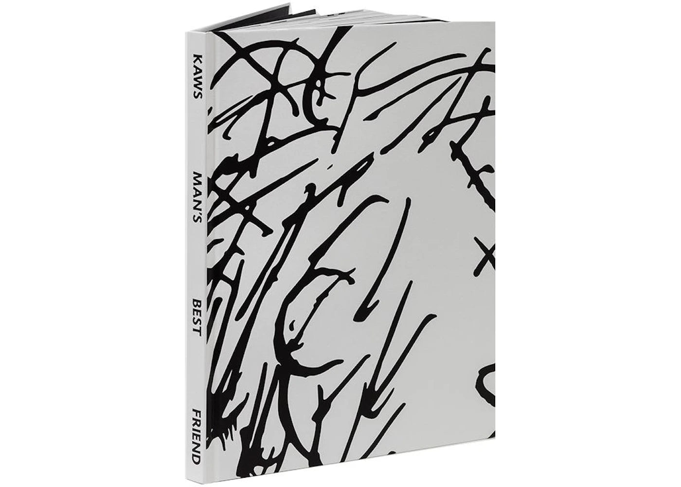 KAWS Man's Best Friend Hardcover Book White