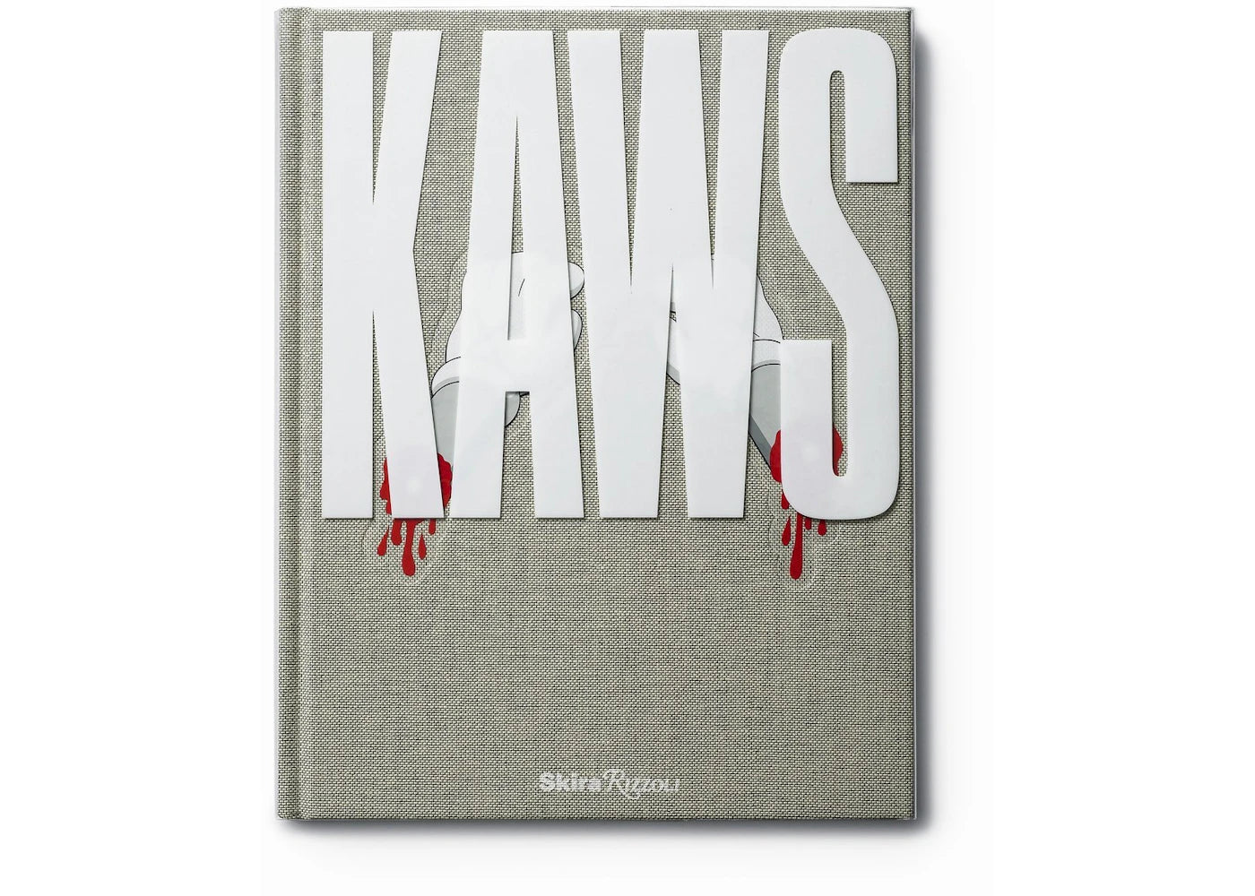 KAWS Rizzoli Hardcover Book Grey