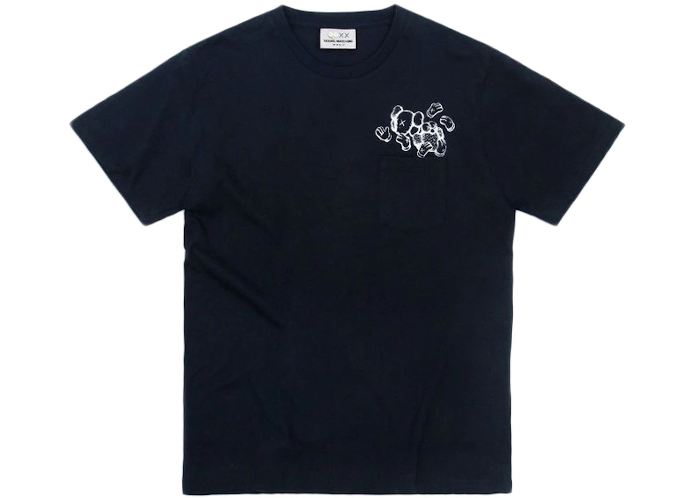 KAWS Seeing/Watching Heads Canned Tee Black